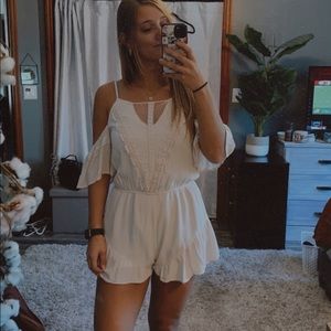Boutique cream colored romper
